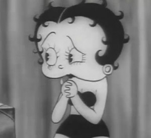 Betty Boop Sad