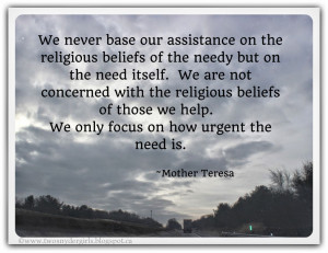 Mother Teresa Quote - Service to Others