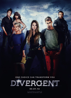 Divergent Movie Poster by machiee