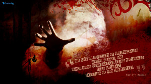 ... than actually standing up for themselves.” Marilyn Manson Quote