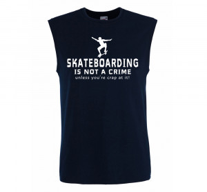 Mens-Funny-Sayings-Slogans-Vests-Skateboarding-on-FOTL-Tank-Top-Vest ...