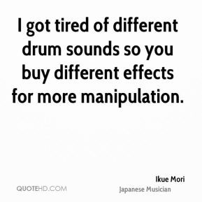 Ikue Mori - I got tired of different drum sounds so you buy different ...