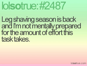 Leg shaving season is back and I'm not mentally prepared for the ...