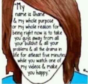 Oh my gosh, i remeber hearing this and watching Shane say this... :')