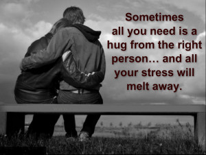 it s a known fact that a hug is the biggest stress buster for human ...