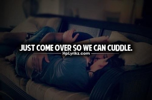 come & cuddle