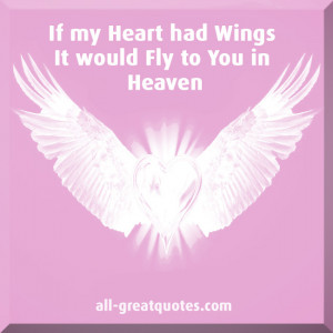 Quote If My Heart Had Wings