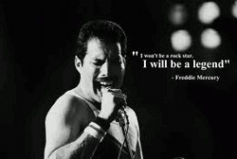 Freddie Mercury certainly is a musical legend.
