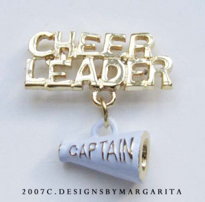Cheerleader Captain Pin