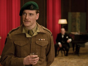 Michael Fassbender as Lt. Hicox in “Inglourious Basterds