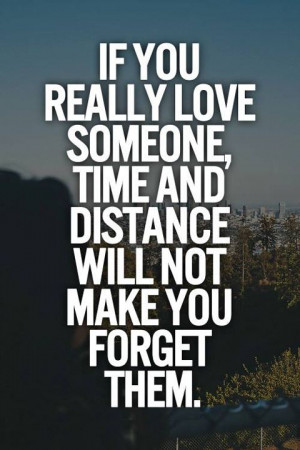 If you really love someone..