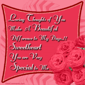 You Are Very Special to Me