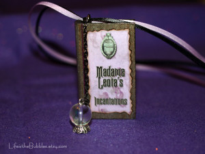 Madame Leota Incantations Miniature Book - Crystal Ball - Ornament or ...
