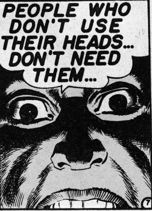 and White text quotes creepy Typography horror kill crazy dark comic ...