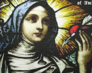 Saint TERESA of AVILA QUOTE - Printed Patch - Sew On - Vest, Bag ...