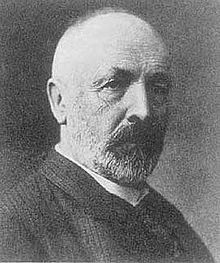 Georg Cantor en 1918.