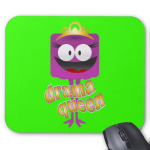 Drama Queen - Royal Creature of Chaos Mouse Pads