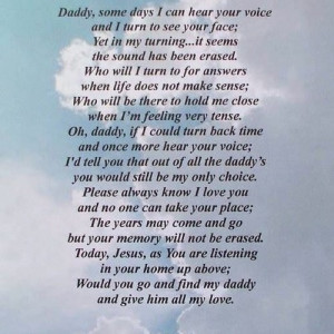 happy birthday to my dad in heaven poem