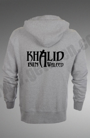 Khalid Bin Waleed Khalid bin waleed grey hoodie!