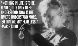 Marie Curie Quotes On Fear