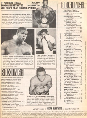cover riddick bowe inset evander holyfield and riddick bowe