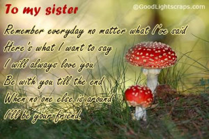 To My Sister - Happy Sister’s Day
