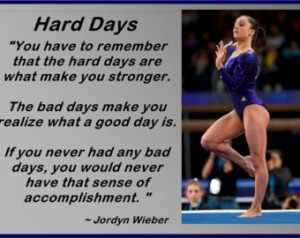 Gymnastics Poster Jordyn Wieber Oly mpic Champion Gymnast Photo Quote ...