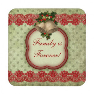 Personalized Quote Coasters Family is Forever