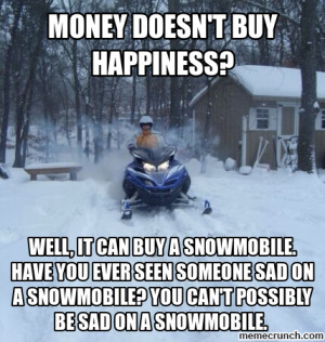 Snowmobile Funny Meme