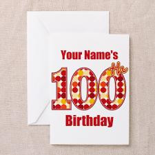 100Th Birthday Greeting Cards