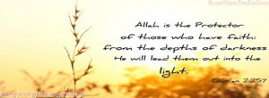 Allah is the Protector Islamic TimeLine Cover Photo