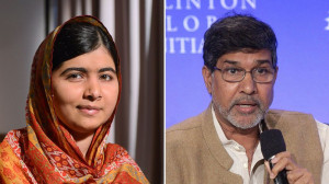 Malala Yousafzai and Kailash Satyarthi share Nobel Peace Prize