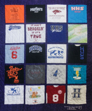 ... Out High School Memory Quilt Customer 39 s Quote Quot Love Everything