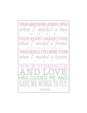 ... nurturing and love of a mother. 5