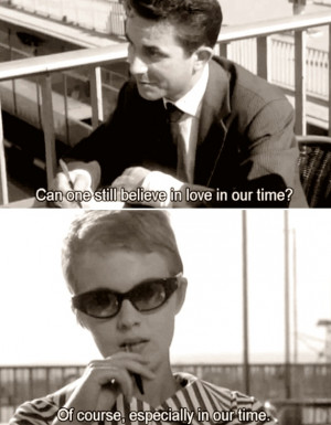 Jean Seberg gives good quote.
