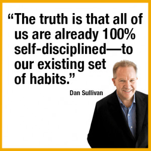 The truth is that all of us are already 100% self-disciplined—to our ...