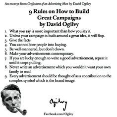 David Ogilvy's Memos, Letters, and more