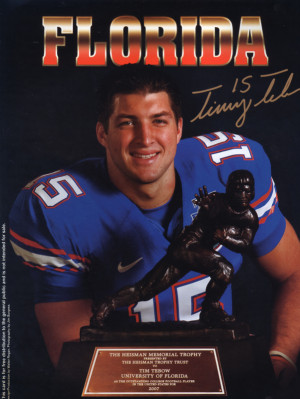 want to be like Tim Tebow. More