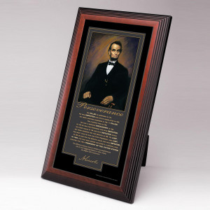 Lincoln Perseverance Framed Desktop Print