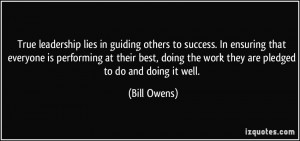 More Bill Owens Quotes