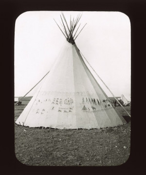 ... Archives: Lantern Slide Collection: Plains Indians: Blackfoot, Canada