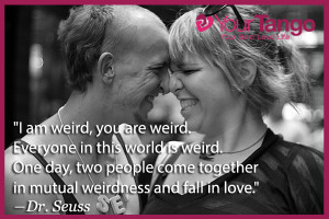... come together in mutual weirdness and fall in love.