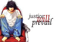 Death Note wallpaper justice will prevail at 1680x1050 More