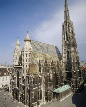 romanesque and gothic styles of st stephens cathedral in vienna