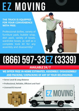 Reliable, Professional, & Affordable Moving Company, Call us today for ...