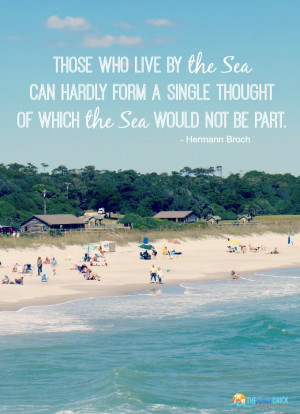 hermann broch quote about living by the sea