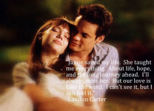 WALK TO REMEMBER Movie Quotes | 73 notes shane west a walk to remember ...