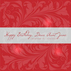 Happy Birthday, Dear Aunt Jane! + Ebook & GiveAway