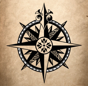 True North Compass Tattoo