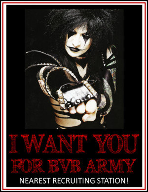 Black Veil Brides BvB Army Recruiting Station